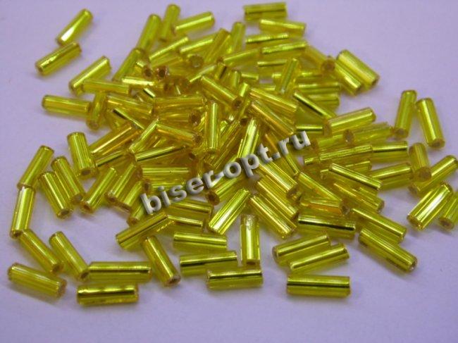 Стеклярус "PRECIOSA" Transparent - Silver Lined 2" (46-50гр) цвет:87010(кр)