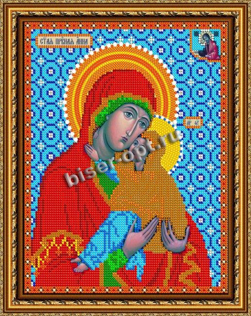 «Светлица» рисунок на ткани для вышивания бисером 746 «Св. Анна Православная» 19*24см(1шт) цвет:746