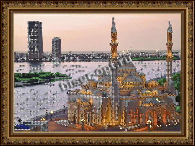 «Светлица» рисунок на ткани для вышивания бисером К-171 «Мечеть» 24*19см (1шт) цвет:К-171