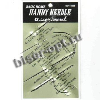 Набор игл "Handy needle"№ 18055 для ручного шитья (1шт) цвет:цветной
