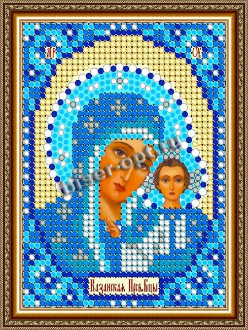 «Светлица» набор для вышивания бисером 8320ЛМ «Прсв. Богородица Казанская» бисер Чехия 7,5*10см (1шт) цвет:8320ЛМ