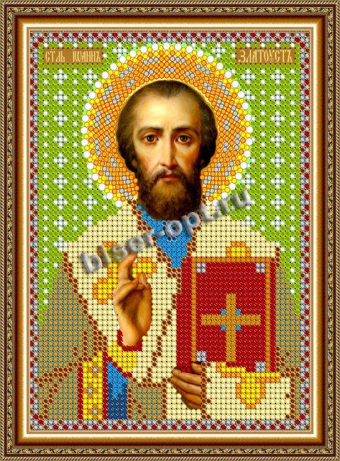 «Светлица» набор для вышивания бисером 8770М «Св. Иоанн» бисер Чехия 12*16см (1шт) цвет:8770М