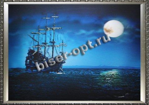 Картина 5D «Корабль» 38*28см (1шт) цвет:14107