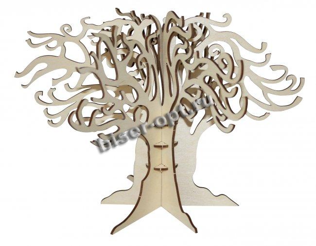 Добрый мастер сборная деревянная заготовка-конструктор для декупажа №14465 "Дерево" 30,2*31*22см (1шт) цвет:дерево