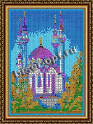 «Светлица» рисунок на ткани для вышивания бисером К-454П «Мечеть» 24*30см (1шт) цвет:К-454П
