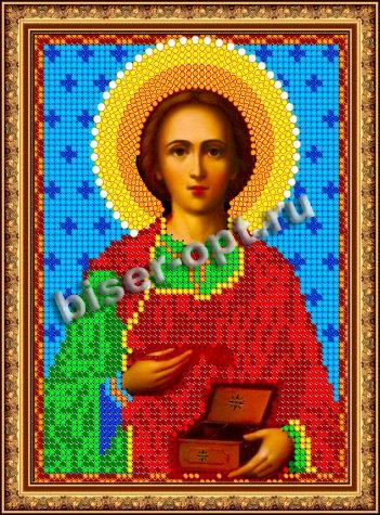 «Диамант» набор со стразами ДМ-303 «Св. Великомученик Пантелеймон» 14,3*19,3см (1шт) цвет:ДМ-303