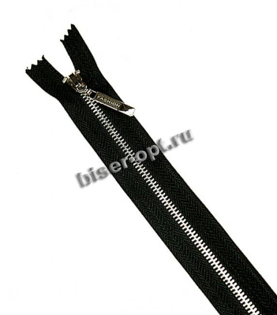 Молния Fashion "металл" никель тип 3-1 разъемная 65см (10шт) цвет:075-черный