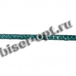 Шнур декоративный BG6360 плетеный 4мм (10м) цвет:127-зеленый