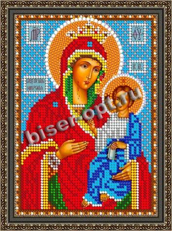 «Светлица» рисунок на ткани для вышивания бисером 317М «Прсв .Богородица Иверская» 12*16см (1шт) цвет:317М