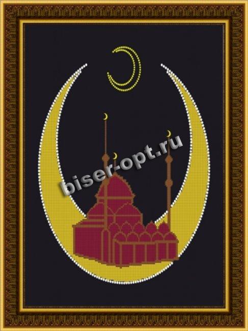 «Светлица» набор для вышивания бисером №074 «Мечеть» бисер Китай 55,5*38,5см (1шт) цвет:074